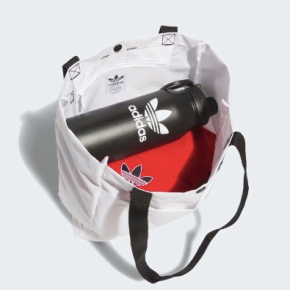 ADIDAS Originals Simple Tote Bag White/Bliss Lilac NWT - Picture 2 of 6